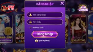 Điền thông tin đăng nhập