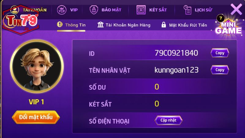 Hướng dẫn đăng nhập Tin79 - Trải nghiệm vô vàn tựa game 6 Thông tin đăng nhập cần giữ kín tuyệt đối, không chia sẻ cho bất kỳ ai