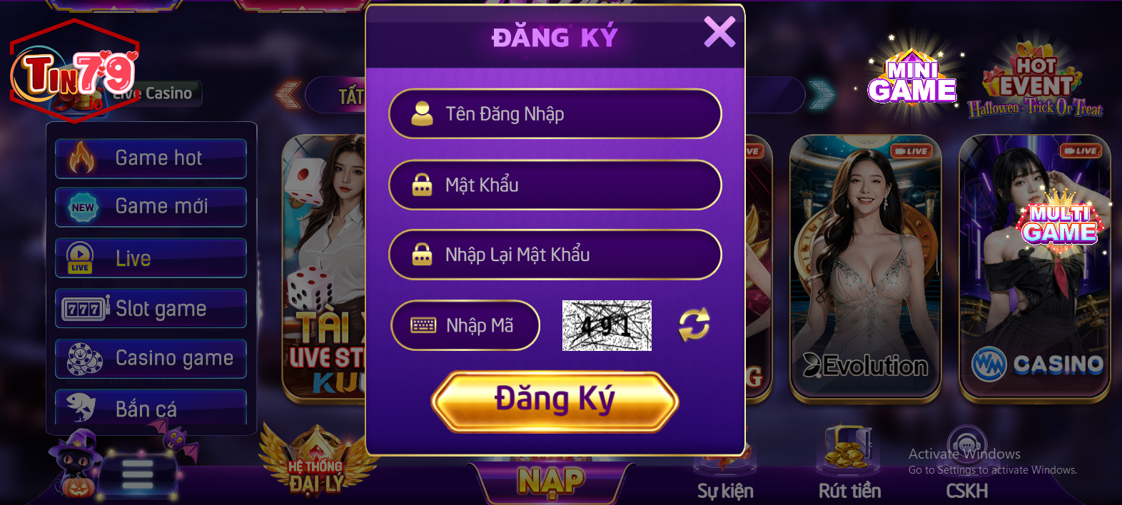 Đăng ký Tin79 nhanh chóng, dễ dàng chỉ vài bước cơ bản